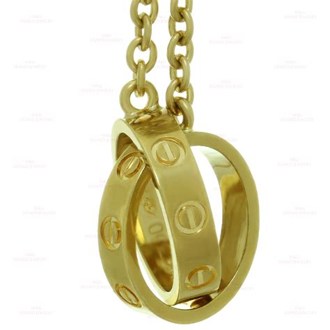 cartier circle necklace